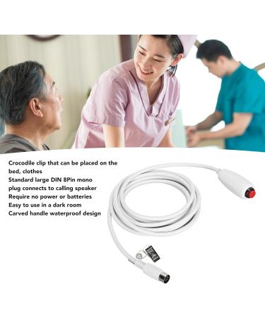 High-Quality Sister Call Cable & Emergency Call Button - DIN 8PIN Monostable Switch for Patients & Elderly - Buy Online on GoSupps.com