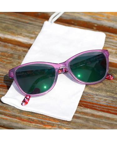 Buy Retro Reading Glasses - Quality Unisex Photochromic +1.25 Light Glasses with Glare Protection in White - Buy Online on GoSupps.com