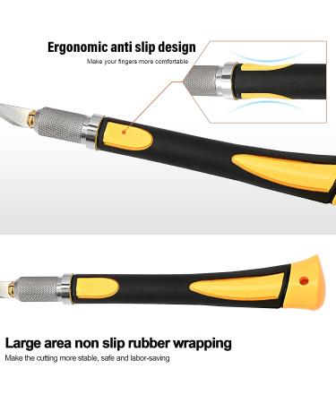 NEWISHTOOL Precision Hobby Knife Set for Architecture Modeling, Scrapbooking, Woodworking - Sharp Exacto Knife for Pumpkin Cutting and Fine Detail Work - Buy Online on GoSupps.com