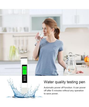 TDS Water Tester | Drinking Water Tester - Accurate Digital Water Tester for Drinking Water Quality Well Swimming Pool White - Buy Online on GoSupps.com