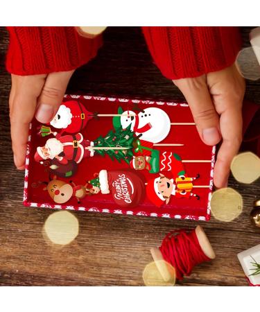 Opakawpop 48pcs Merry Christmas Cake Toppers 8 Patterns Christmas Cupcake Toppers Christmas Cake Decorations Cute Snowman Christmas Cake Topper for Birthday Party - Buy Online on GoSupps.com