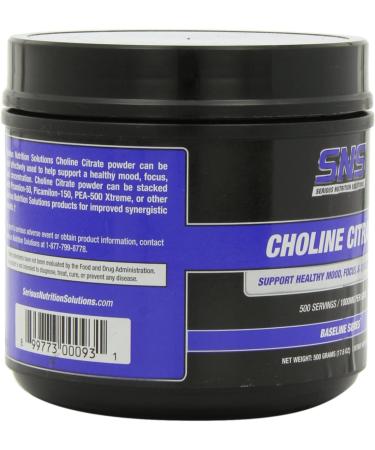Choline Citrate Powder 500g | Powerful Brain & Liver Support Supplement - Buy Online on GoSupps.com