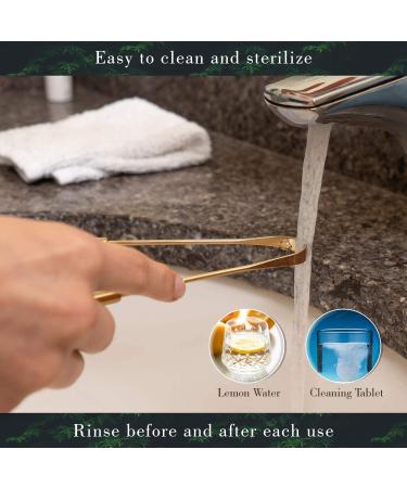 Set of 4 Pure Copper Tongue Cleaners for Fresh Breath - Buy Online on GoSupps.com