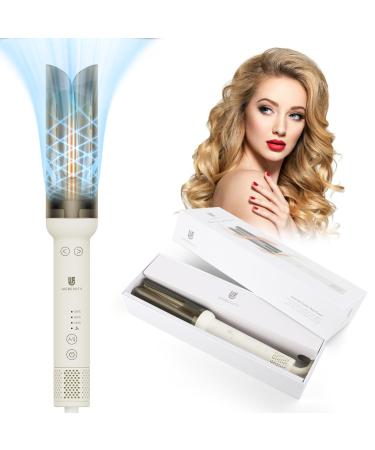 webeauty Rotating Hair Curler Curling Tongs with Innovative Air System Ceramic Curling Wand Automatic Hair Curler 180 - 230 C Adjustable Temperature Curling Iron 100-240V 34mm Barrel
