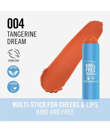Rimmel Kind & Free Multi-Stick 004 Tangerine Dream - Vegan and Cruelty-Free Makeup - Buy Online on GoSupps.com