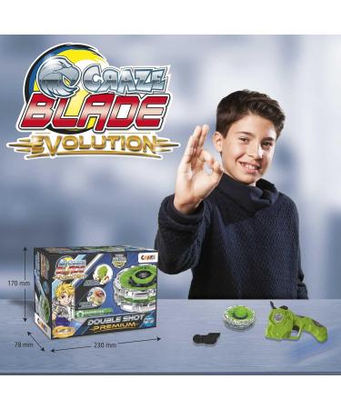 Craze Blade Evolution - Double Shot Premium Martial Cord Kreisel Metal with Launcher | Best Children s Roundabout Toy for Young Scouts | Model 42458 - Buy Online on GoSupps.com