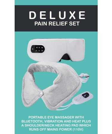 Deluxe Sleep Mask & Neck Heating Pad Set for Migraine and Headache Relief - Buy Online on GoSupps.com