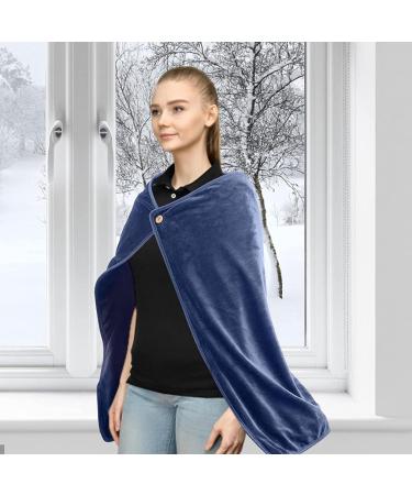 NVIVN USB Heated Scarf - Soft Flannel Warmth for Home & Office | Versatile Blanket & Pillow - Buy Online on GoSupps.com