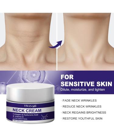 Collagen Neck Cream for Women Aloe Neck Cream for Sagging Skin Lifting Neck Wrinkle Hydrating Face Cream Fade Fine Lines - Buy Online on GoSupps.com