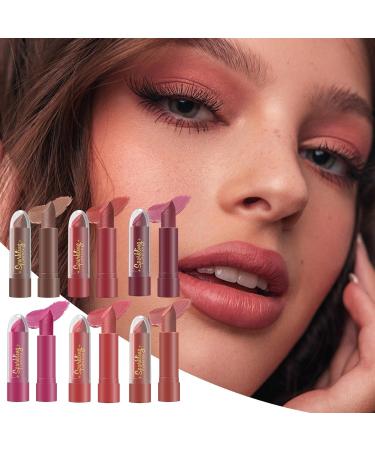  JINGLING JINGLING Glitter Lipstick Nourishing Glossy Lip Care Travel-Friendly Outdoor Party Stick - Pack of 6 Waterproof Sticks - Buy Online on GoSupps.com