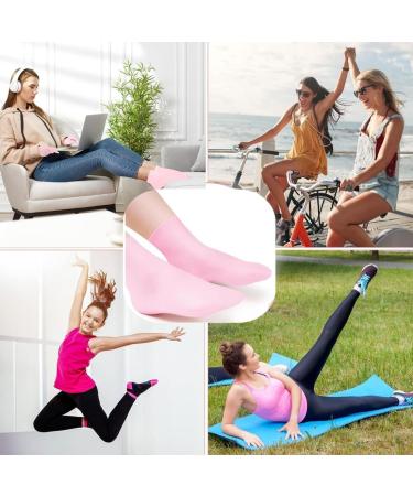Silicone Socks & Gloves - 2 Pairs for Spa Pedicure | Moisturizing Foot Care for Dry Cracked Feet - Buy Online on GoSupps.com