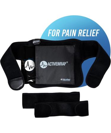 ActiveWrap Hip Ice Pack Wrap - 10x10 Inch Reusable Ice Pack for Hip Pain Relief & Recovery | Hot & Cold Therapy for Strains & Tightness - Buy Online on GoSupps.com