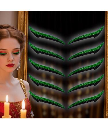 Autocollants Eye Liner R utilisables - D calque Fard Paupi res Femme - Patchs Maquillage Yeux Naturels Imperm ables pour Sc nes ou F tes Vert - Buy Online on GoSupps.com