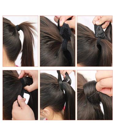 Buy Elailite 23 Ponytail Clip-In Hair Extensions - Smooth Medium Brown 120g - Affordable Quality Hair Extensions for All Hair Types - Buy Online on GoSupps.com