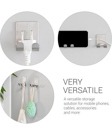 Buy kwmobile 2x Self-Adhesive Razor Holder Set - Wall Hook for Wet Razors - Versatile for Various Surfaces - Stylish Rose Gold Finish - Buy Online on GoSupps.com