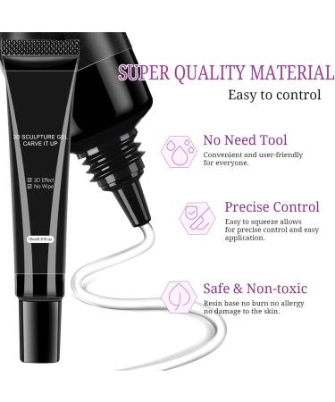 Gel For Nail Modeling Nail Decoration Glue Nonsticky 3D Sculpting Gel for Beginners Suitable for formal holidays and everyday use - Buy Online on GoSupps.com