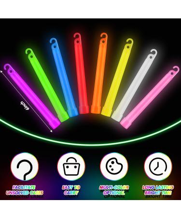 80-Pack 6 Inch Glow Sticks - Long-Lasting Bright Light Sticks for Emergencies, Camping, and Parties - Up to 10 Hours of Duration - Buy Online on GoSupps.com