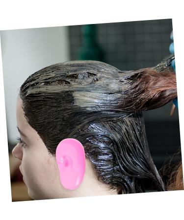 Healeved 4pcs Black Hair Dye Earmuffs - Silicone Ear Covers for Salon Baking, Oil & Hair Color Protection - Buy Online on GoSupps.com