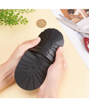 Handmade Durable Rubber Shoe Replacement Sole - Black Half Sole and Heels for Leather, Sports & Boots - Buy Online on GoSupps.com