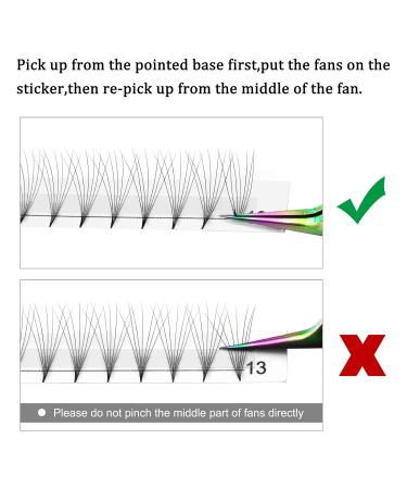 Buy Eyeline 8D-D Eyelash Fans | C & D Curl Black Extensions | 0.07mm Finished Eyelashes for Stunning Volume - International Shipping Available - Buy Online on GoSupps.com