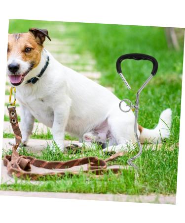 Milist Dogs Pile Floor Anchor: Durable Metal Spiral Dog Tie-Out Stake for Secure Outdoor Pet Leash - Buy Online on GoSupps.com