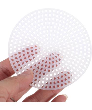 Exceart 30pcs Plastic Canvas Shapes for DIY Cross Stitch Embroidery - Round 7.7cm Mesh Screen for Needlepoint Craft Projects - Buy Online on GoSupps.com