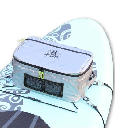 POUALAON Paddle Board Cooler | SUP Cooler for Paddle Board | Upgraded Waterproof Material Paddle Board Accessories | Large Capacity Insulated Kayak Cooler Bag | Quality Bungee System Included