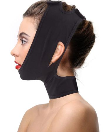 Chin Compression Garment Strap for Face Lift and Neck Cover - M Beige - Buy Online on GoSupps.com