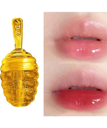 leryveo Honey Lip Balm Pot - Natural Nourishing Lip Oil with Honey Applicator Moisturizing Lips Repairing Day and Night Honey Lip Balm Discoloration 1.0 Unit - Buy Online on GoSupps.com