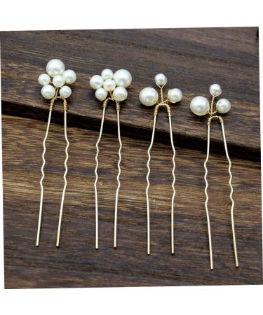 FRCOLOR Set of 6 Bridal Hair Comb Wedding Hair Accessories Wedding Headpiece Pearl Hair Clips Hair Pin Hair Clip Tiara Headpiece for the Bride Manual Set - Buy Online on GoSupps.com