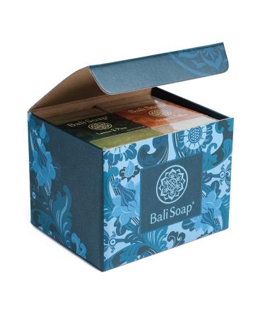 Bali Soap Masculine Collection - All Natural Men's Bar Soap Gift Set - Vegan Handmade Soap for Face and Body - Exotic 6 pc Variety Pack - Buy Online on GoSupps.com