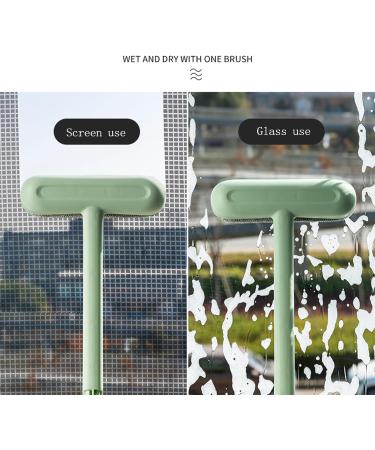2 in 1 Glass and Screen Window Brush Double-Sided Window Glass Cleaner Household high-Rise Window Washing Tools Pink/20 (Color : Green) - Buy Online on GoSupps.com
