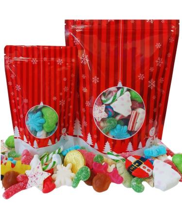 Christmas Pick & Mix Sweets - Retro Xmas Candy Sweeties Christmas Pick n Mix Assortment 800g Gift Pouch - Buy Online on GoSupps.com
