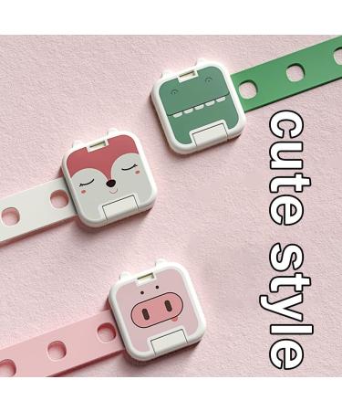 Adjustable Child Safety Locks - 6 Pcs Cupboard Locks for Cabinets, Drawers, Appliances - Easy Installation, No Tools Needed - Buy Online on GoSupps.com