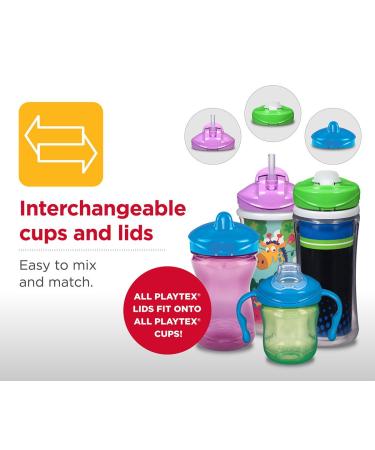 Playtex Sipsters Stage 3 Insulated Spout Sippy Cups for Boys - 9oz (2 Pack) - Buy Online on GoSupps.com