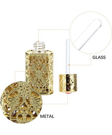 3ml Vintage Perfume Dropper Bottles Diamond Crystal Perfume Bottles Portable Refillable Glass Bottle Travel Essential Oil Bottle for Perfume Essential Oil Liquids - Buy Online on GoSupps.com