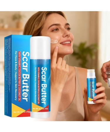 Anti-Scar Cream Light Non-Sticky Nourishing 20g Body Cream Butter Stick for Scars Burn For Hands Legs Knees Neck Burn Buttons Women Face Body - Buy Online on GoSupps.com