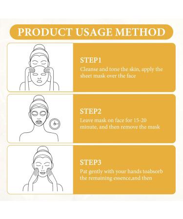 10 Face Masks Face Masks Skincare Sheet Hydrate Nourishing Moisturize Brightening Soothe Face Mask Set Sheet Face Mask for Women Girls for a Lot of Skin Type - Buy Online on GoSupps.com