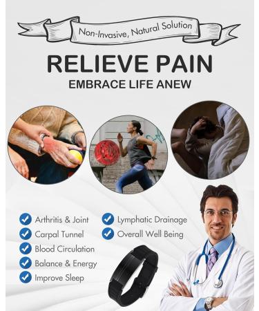 Feraco Ultra Strength Magnetic Bracelets - Waterproof Silicone Sports Wristband for Balance & Energy | Adjustable Health Bracelet for Men & Women - Buy Online on GoSupps.com