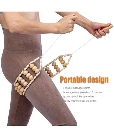 Wood Back Massage Scooter | Hand Excavator Meridiane | Fatigue Relief & Detox Tool for Back Neck Shoulders & Legs - Buy Online on GoSupps.com