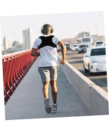 FUNOMOCYA Belt Holder Brace Shoulder Rest Posture Straps for Men Posture Band Polyester Black - Buy Online on GoSupps.com