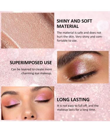 Waterproof Liquid Glitter Eyeshadow & Eyeliner Sticks - Pink, Purple, Silver, Golden | Quick-Drying Shimmer Makeup for Eyes & Face - Buy Online on GoSupps.com