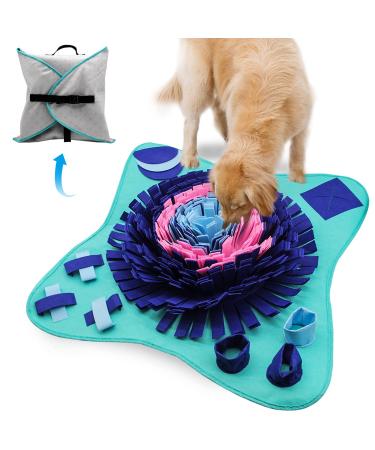 PET ARENA Snuffle Mat for Dogs - 25" x 25 Dog Snuffle Mat Interactive Feed Game for Boredom, Encourages Natural Foraging Skills and Stress Relief for Small/ Medium/ Large Dogs
