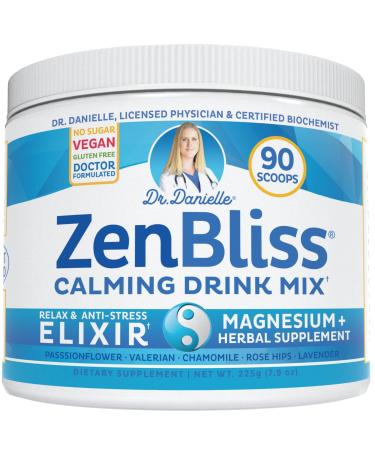 Zenbliss - Calming Magnesium Relaxation Drink Mix with Passion Flower and More - by Dr. Danielle