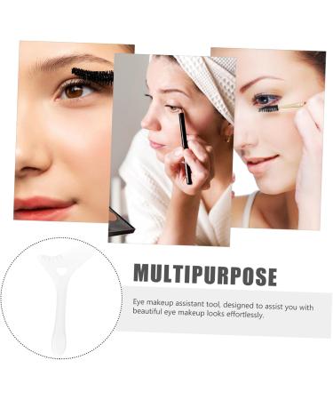 DRESSOOS Eyeliner Stamp Eye Makeup Tools Eye Makeup Aid Tool Eye Liner Stamps Eyeliner Mascara Shield Multifunctional Makeup Stencil Silicone Eyeliner Stencils Eye Shadow Silica Gel Eyelash 12.00X6.00X0.50CM As Shown - Buy Online on GoSupps.com