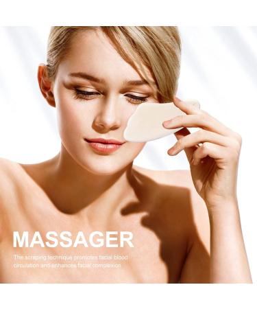 Buy Healifty Natural Jade Facial Roller & Scraping Board Premium Gua Sha Face Massage Tool for Glowing Skin - Buy Online on GoSupps.com