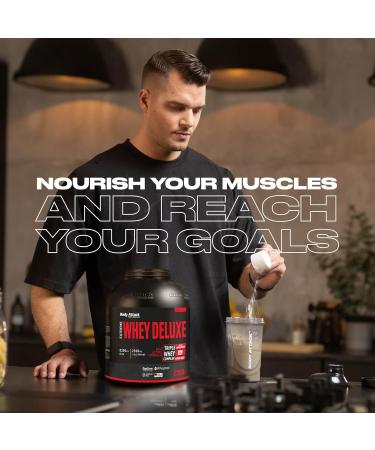 Body Attack Extreme Whey Deluxe - Banana Cream 2.3 kg | Low Fat & Sugar | CFM Whey Isolate Protein Powder - Made in Germany - Buy Online on GoSupps.com