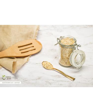 Organic Way Dried Shatavari Cut & Sifted (Asparagus racemosus) - Organic & Kosher Certified | Raw Vegan Non GMO & Gluten Free | USDA Certified | Origin - India (1LBS / 16Oz) 16 Oz - Buy Online on GoSupps.com