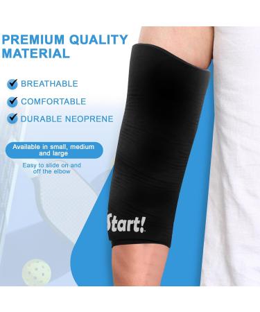 Gel Compression Sleeve for Cold Therapy | Elbow Knee Wrist & Ankle Wrap for Pickleball | Large Size - Buy Online on GoSupps.com
