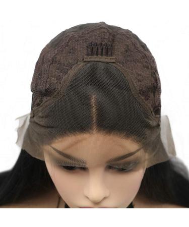 Natural Black Double Braided Wig with Baby Hair - 26 Synthetic Lace Front Wig for Women & Girls - Shop Now! - Buy Online on GoSupps.com